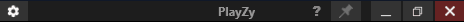 Playzy window controls