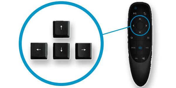 Remote control UI example